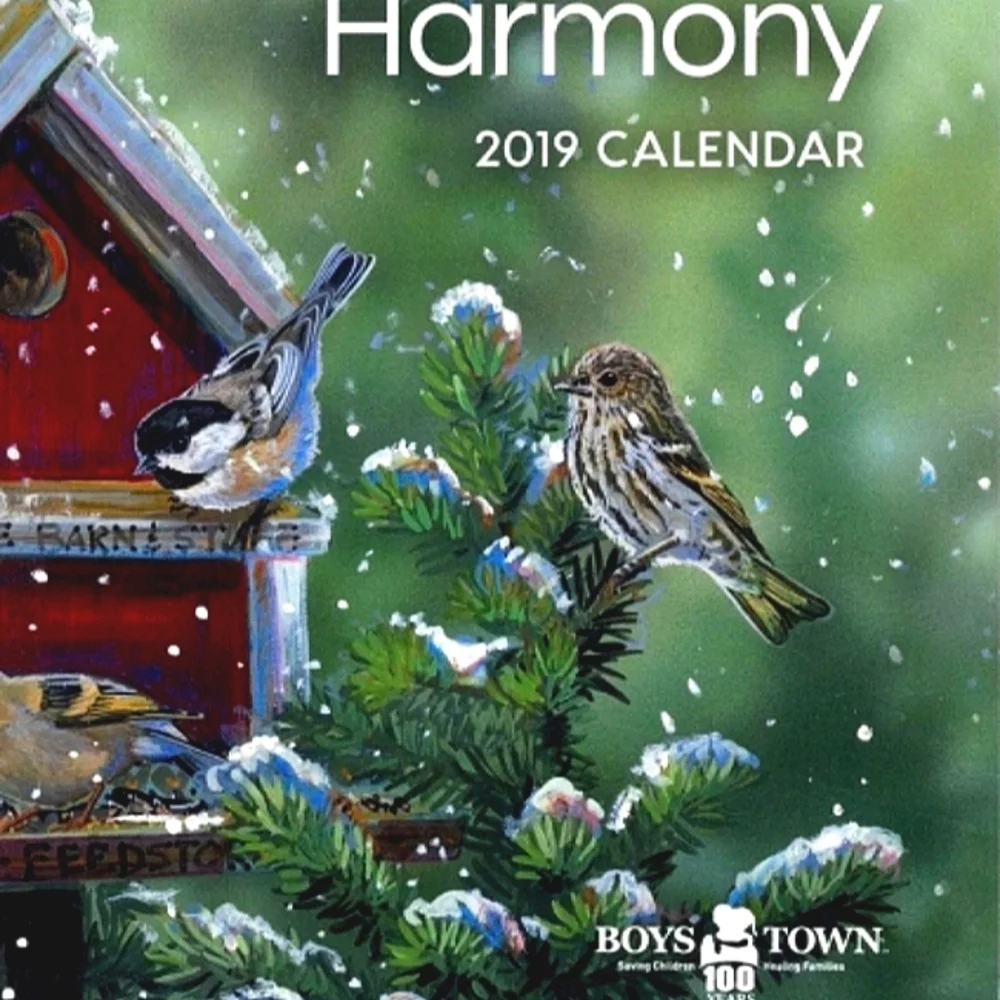 Collectible Boys Town 2019 Wall Calendar